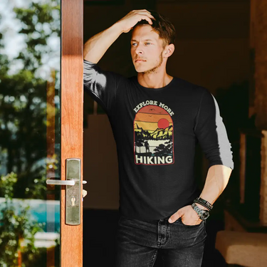 Explore More Hiking Men Long Sleeve Shirt